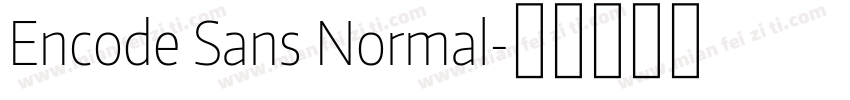 Encode Sans Normal字体转换